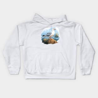 Cute Seagull Kids Hoodie